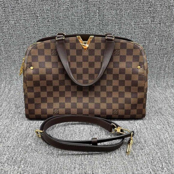 Louis Vuitton Kensington Bowling Brown Damier Ebene Canvas Satchel fbcco1995-101 - Picture 2 of 15
